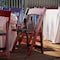 Flash Furniture Folding Chair, Mahogany w/Padded Seat XF-2903-MAH-WOOD-GG - alternate 2